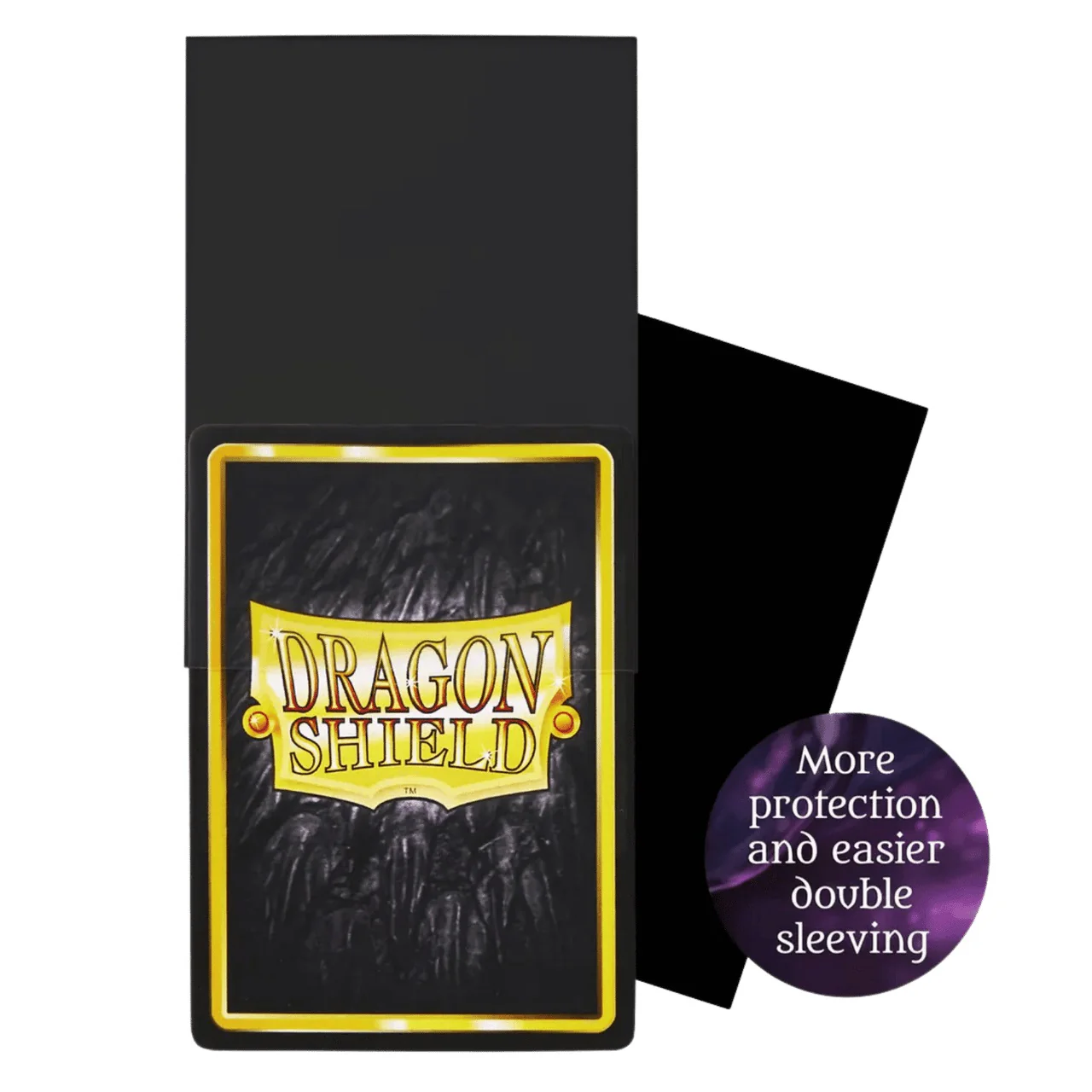 Dragon Shield Standard Perfect Fit Thick Toploader Inner Card Sleeves Black 100ct Bag - Image 2