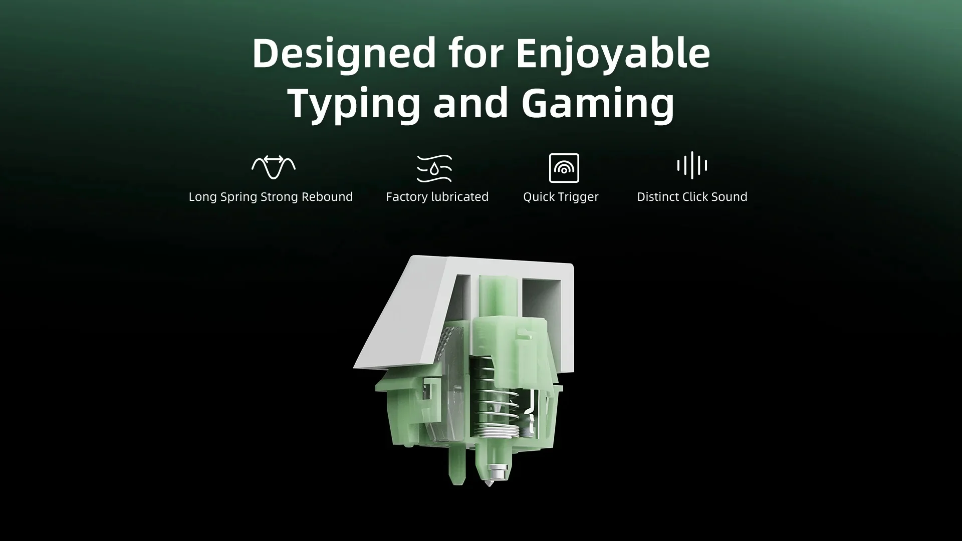 Wuque Studio Jade 50g Linear PCB Mount Switch - Image 4